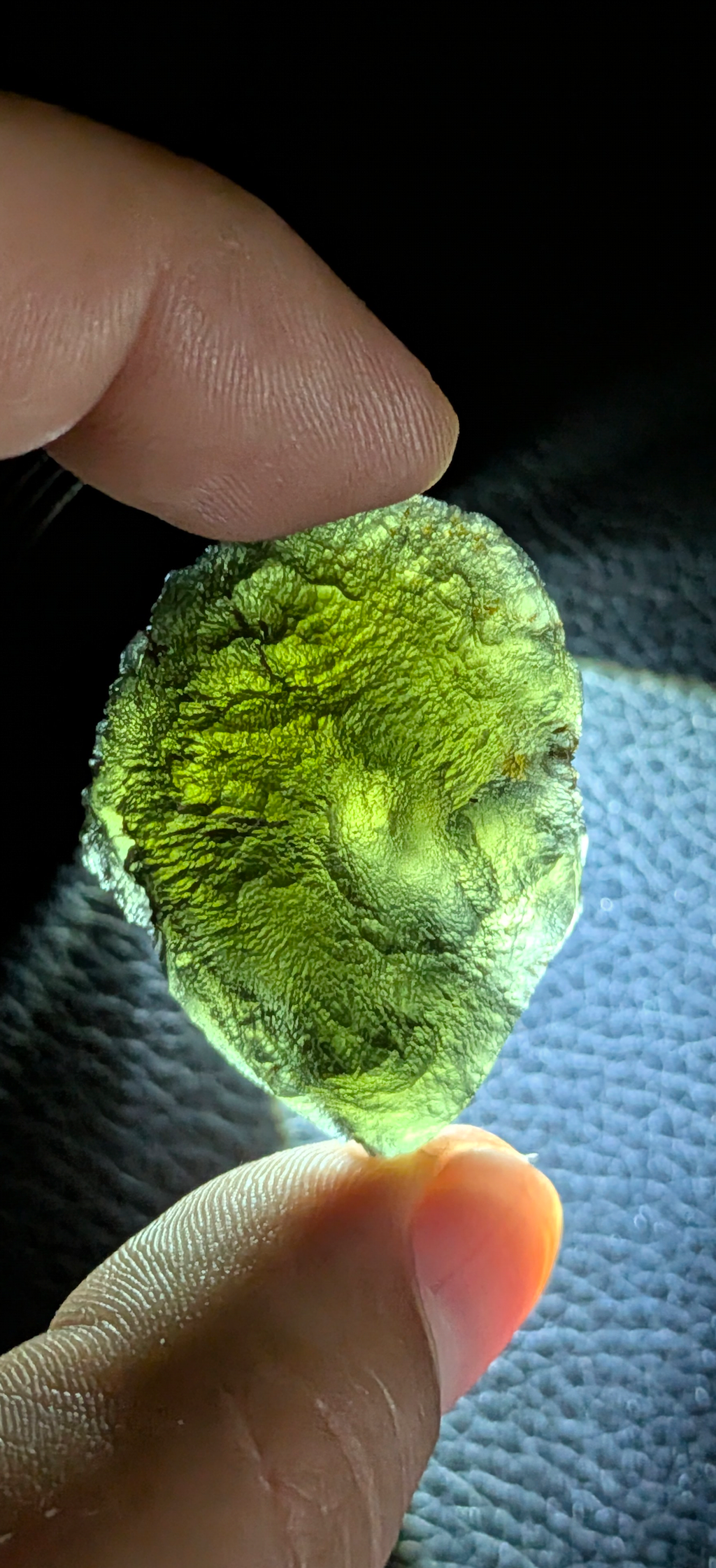 A+++ Grade Moldavite From Dolni Chrastany #147 - 16.04g