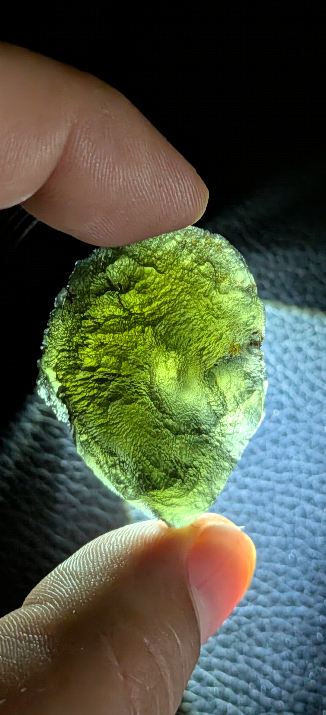 A+++ Grade Moldavite From Dolni Chrastany #147 - 16.04g