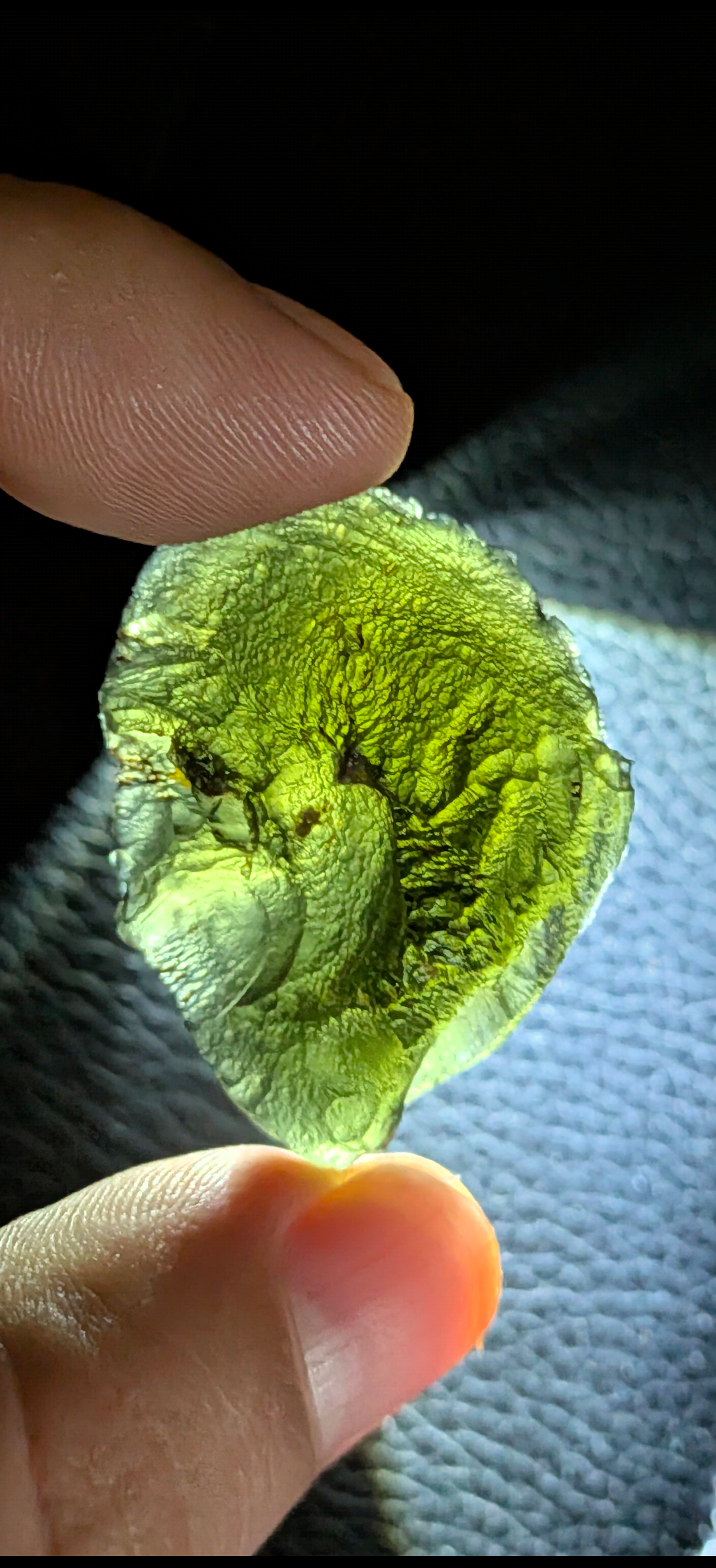 A+++ Grade Moldavite From Dolni Chrastany #147 - 16.04g