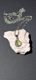 Moldavite Hand-Made Pendant #1 - 0.45g