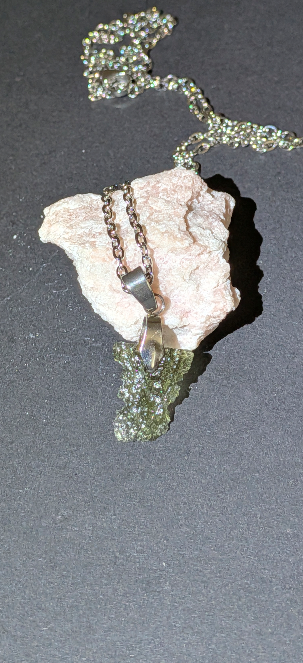 Moldavite Hand-Made Pendant #2 - 0.8g