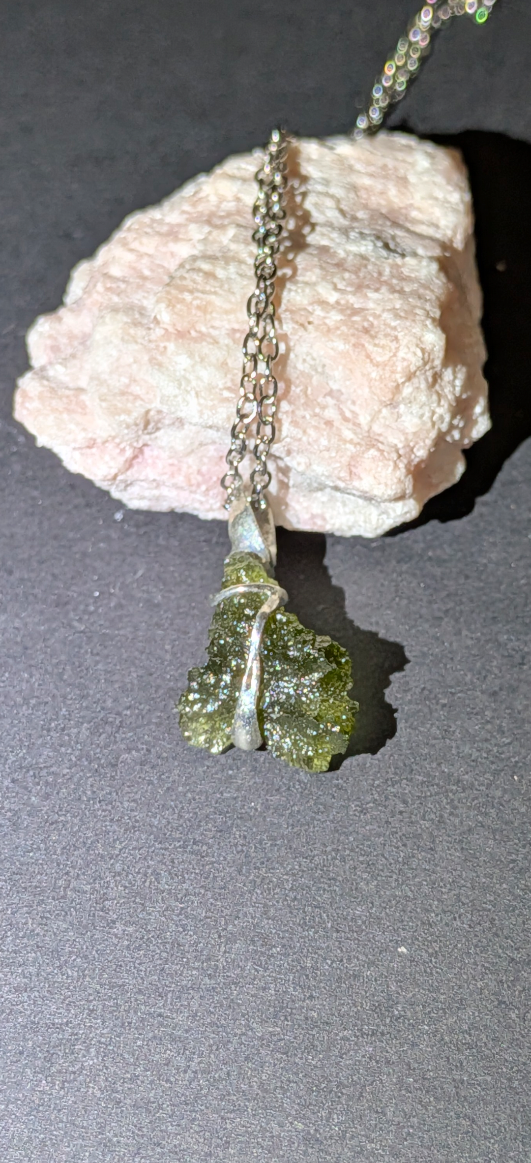 Moldavite Hand-Made Pendant #4 - 1.33g