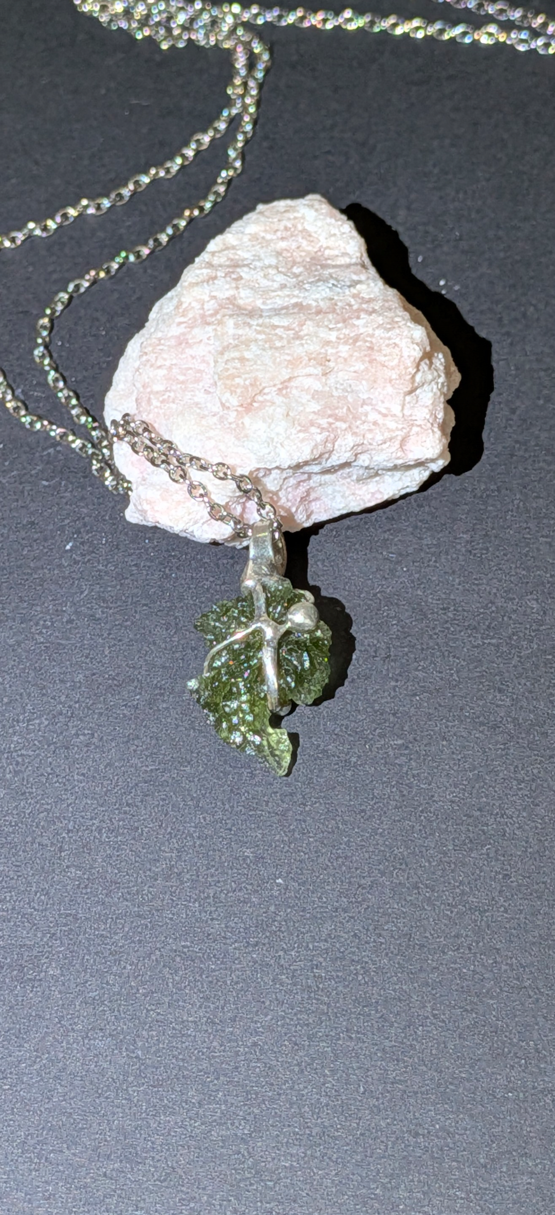 Moldavite Hand-Made Pendant #6 - 1.69g