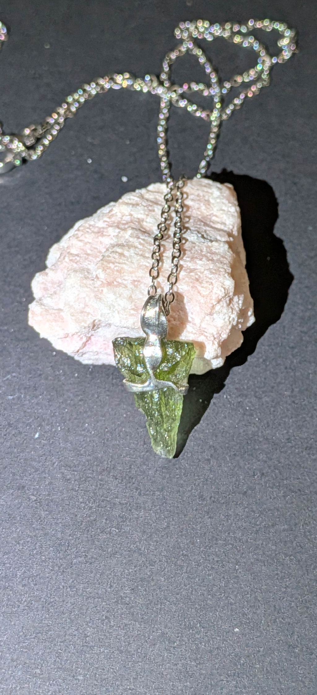 Moldavite-Hand Made Pendant #9 - 1.42g