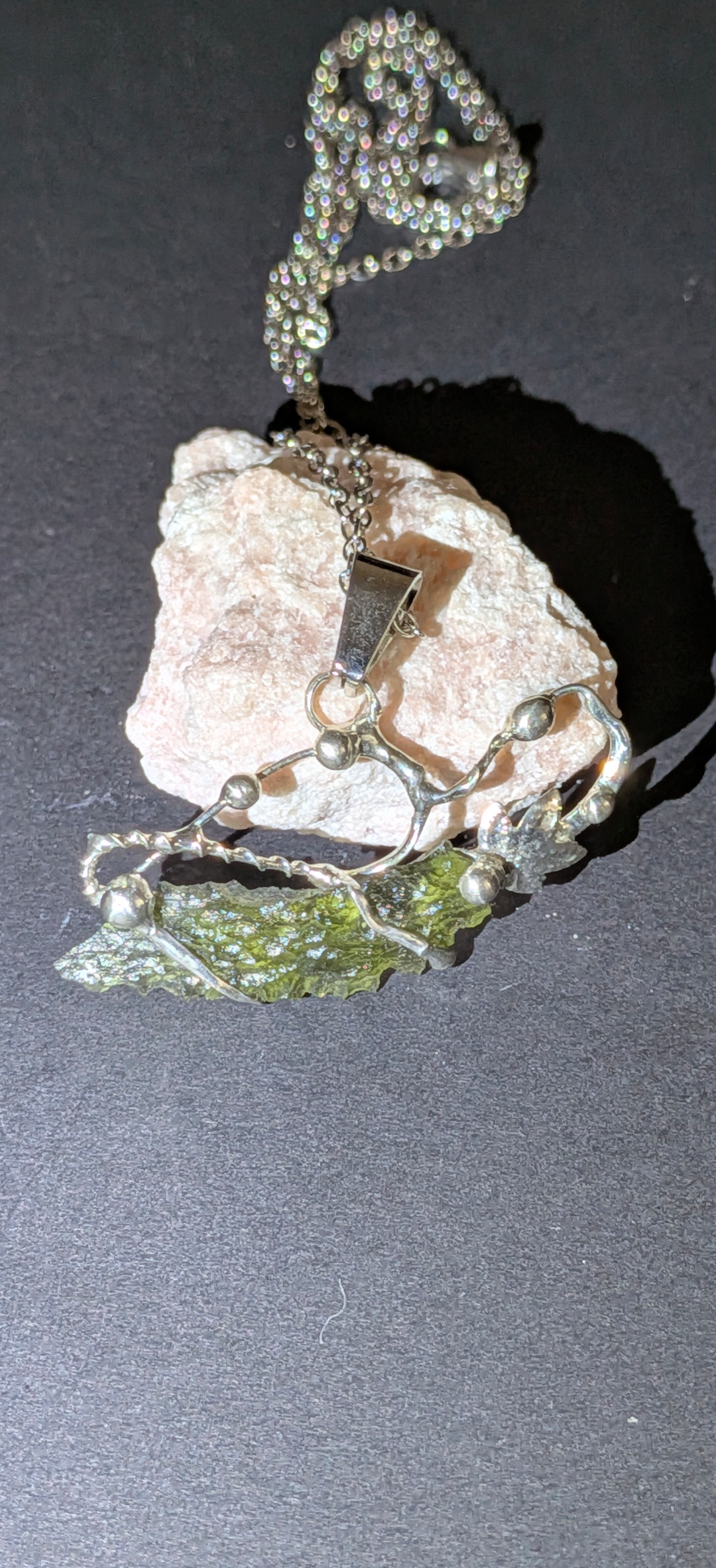 Moldavite Hand-Made Pendant #12 - 3.34g
