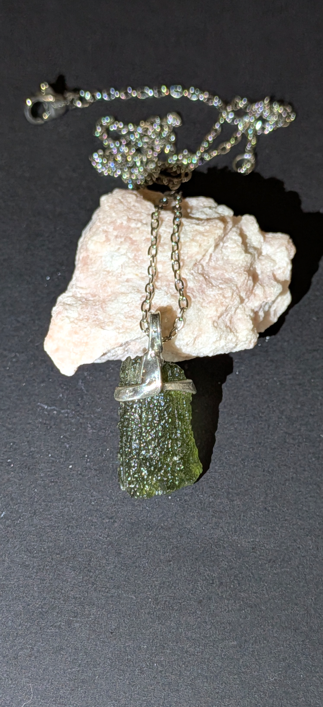 Moldavite Hand-Made Pendant #14 - 2.09g