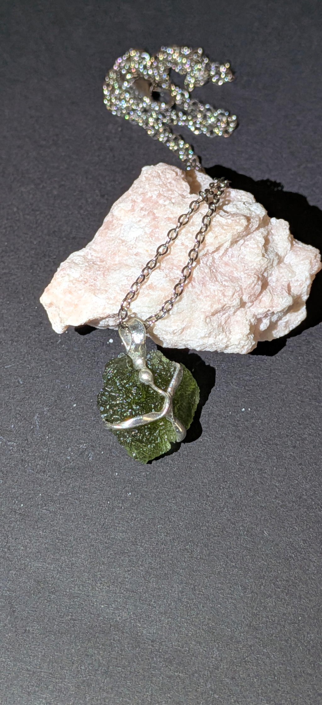 Moldavite Hand-Made Pendant #16 - 2.29g