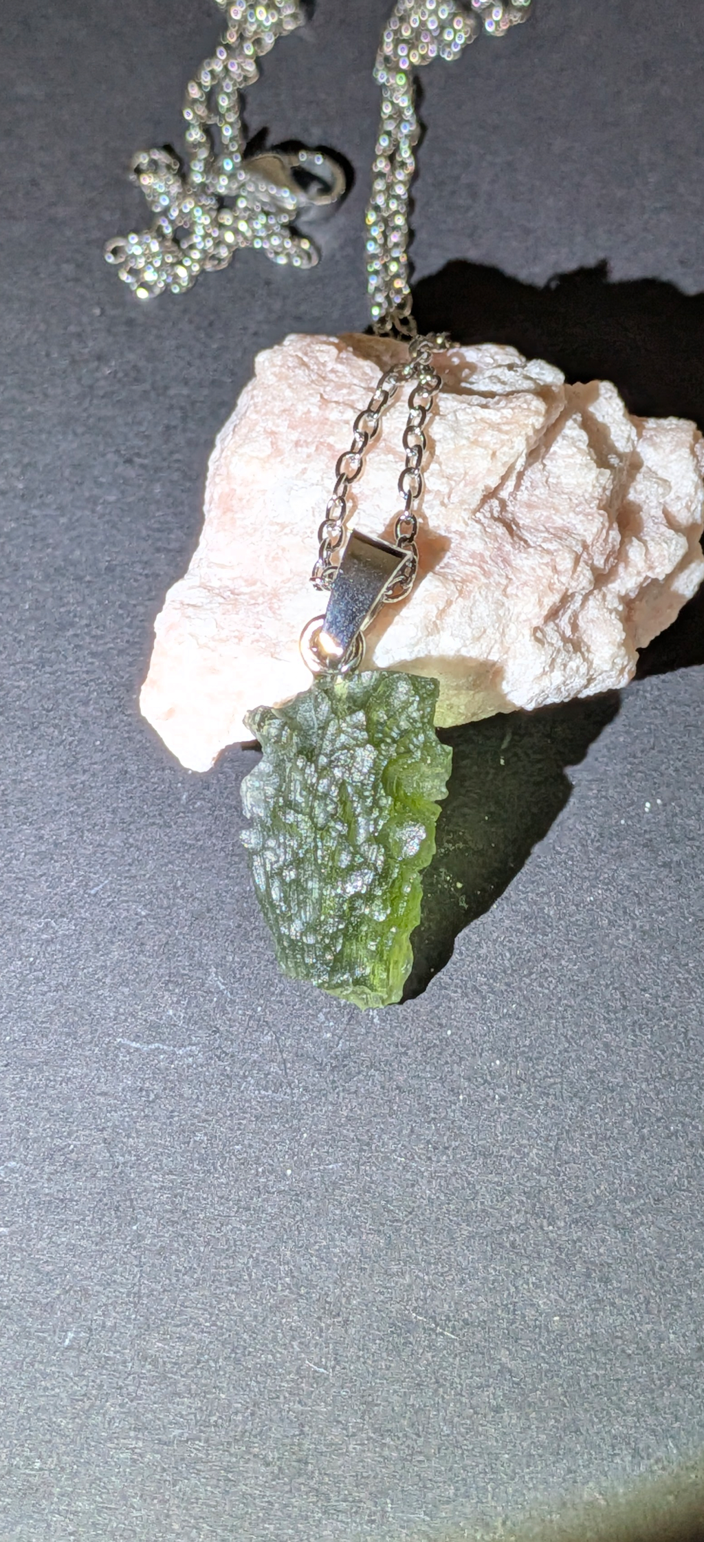 Moldavite Hand-Made Pendant #18 - 2.04g