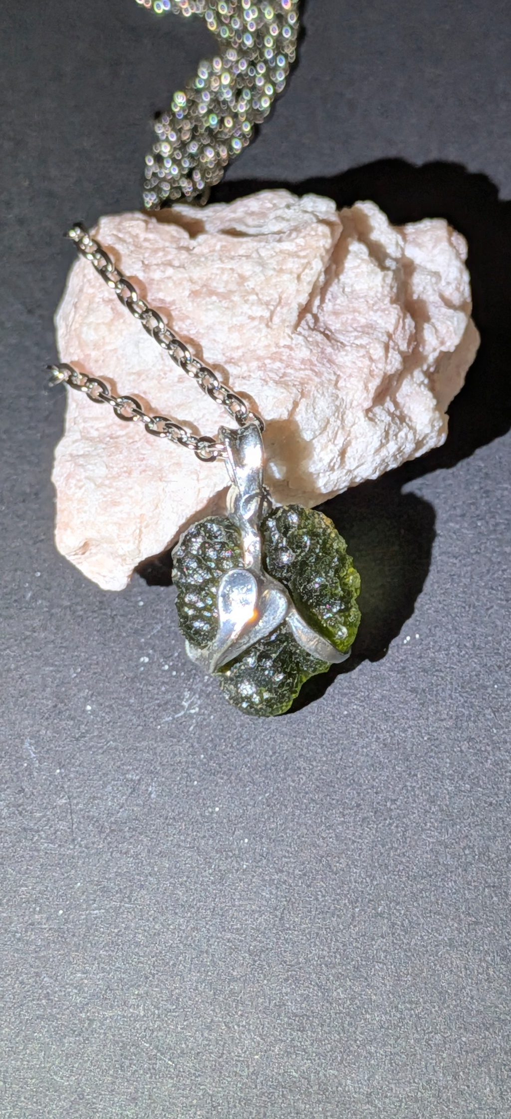 Moldavite Hand-Made Pendant #17 - 2.27g
