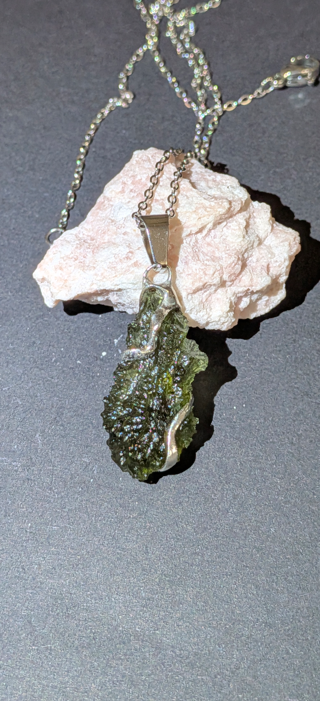 Moldavite Hand-Made Pendant #20 - 3.28g