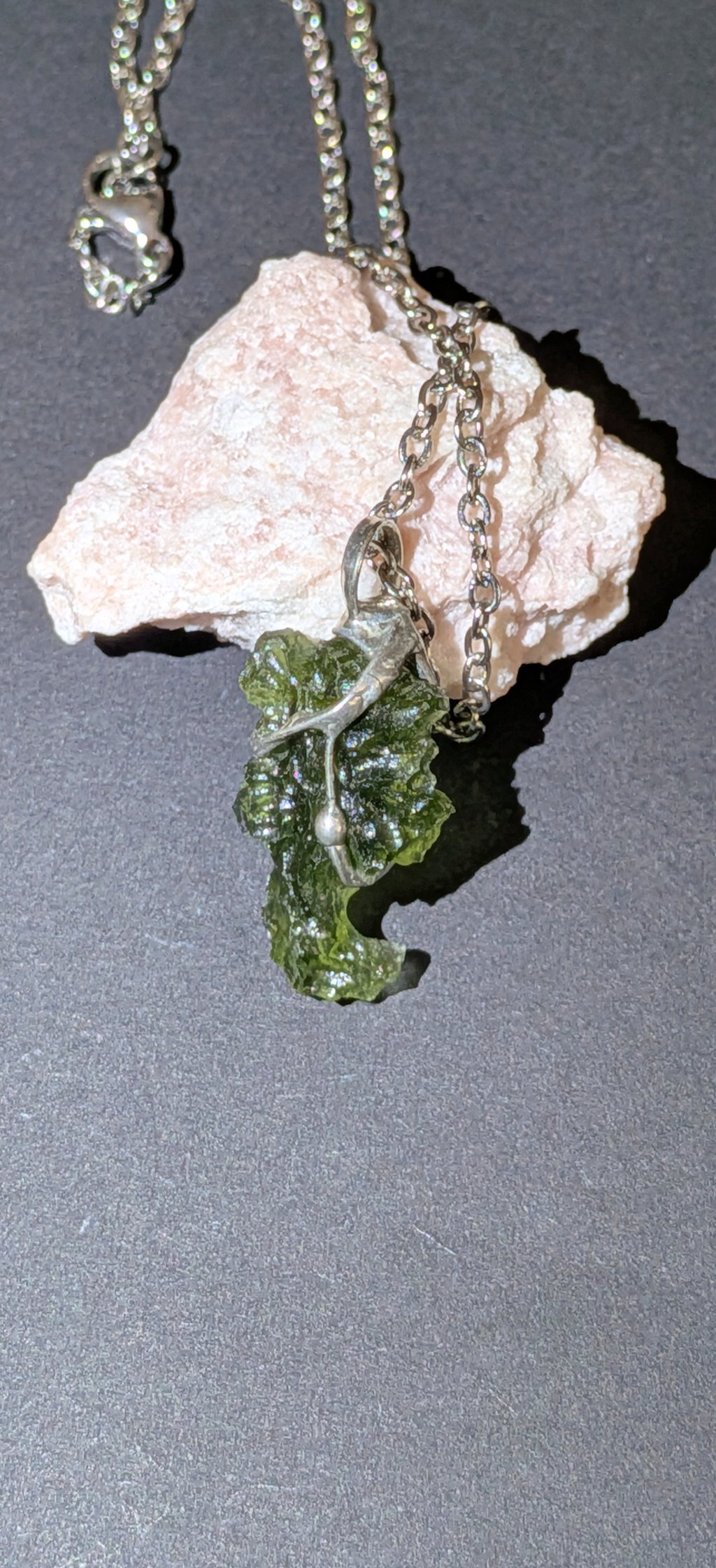 Moldavite Hand-Made Pendant #21 - 2.71