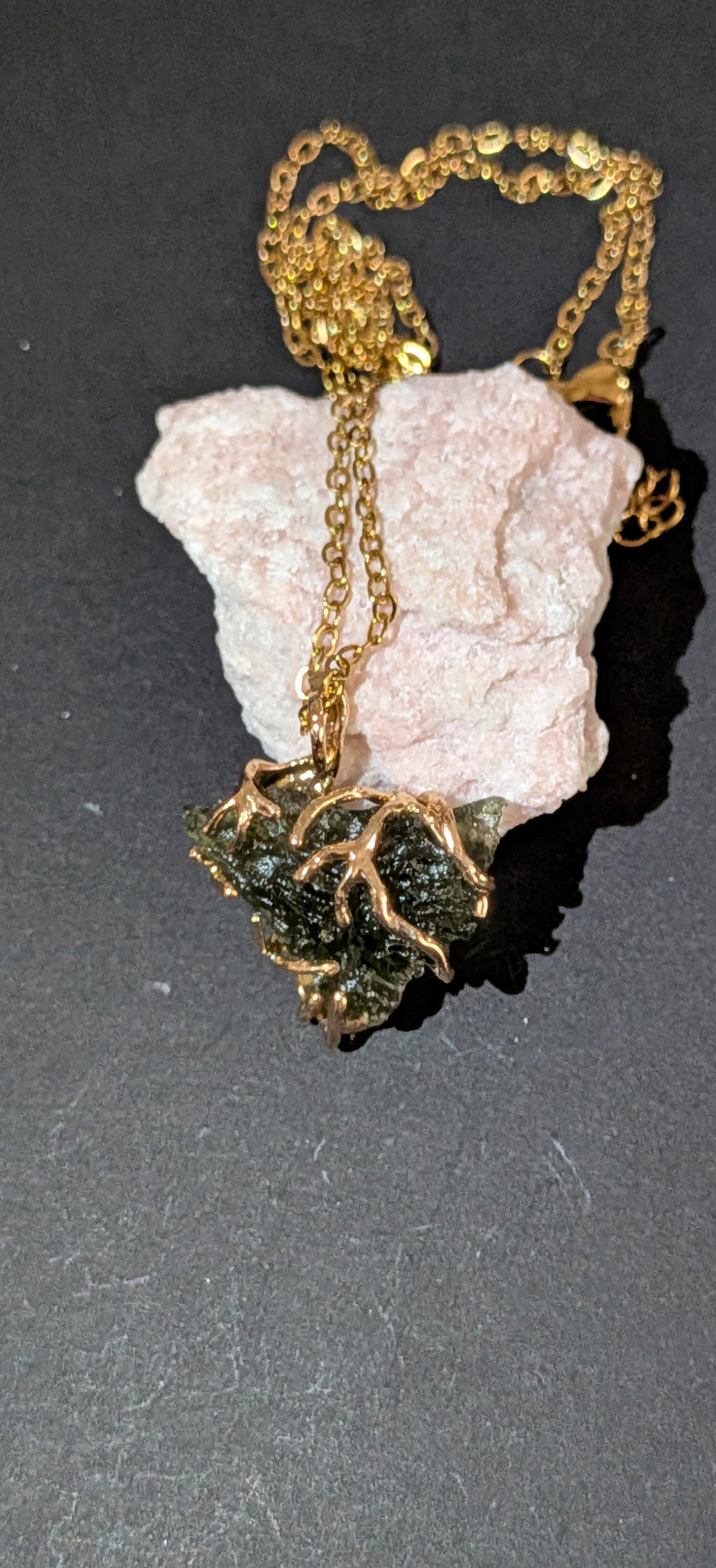Gold Plated Surgical Steel Pendant 1,63g #70