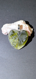 Heart Shaped Pendant With Moldavites #27