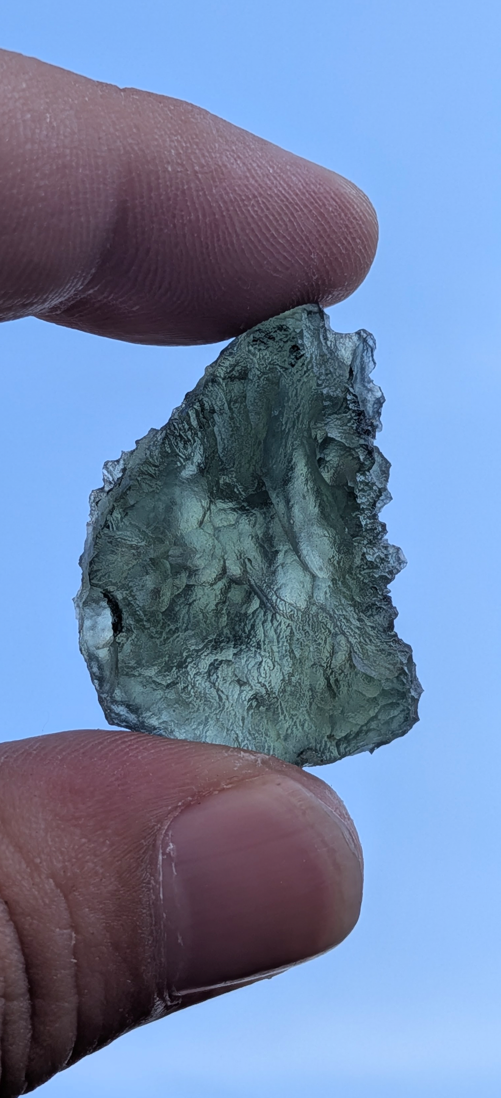 A+ Grade Moldavite From Dolni Chrastany #93 - 7.33g