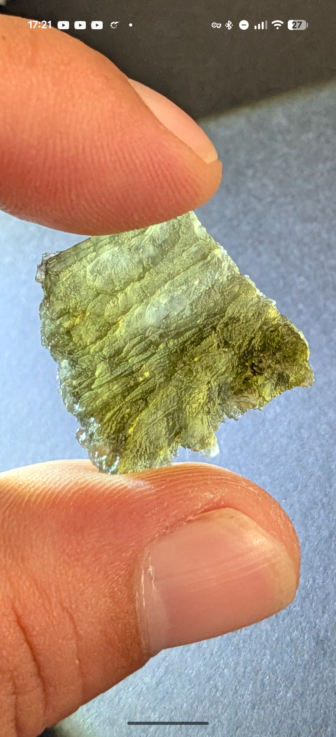 A+ Grade Moldavite From Dolni Chrastany #95 - 3.43g
