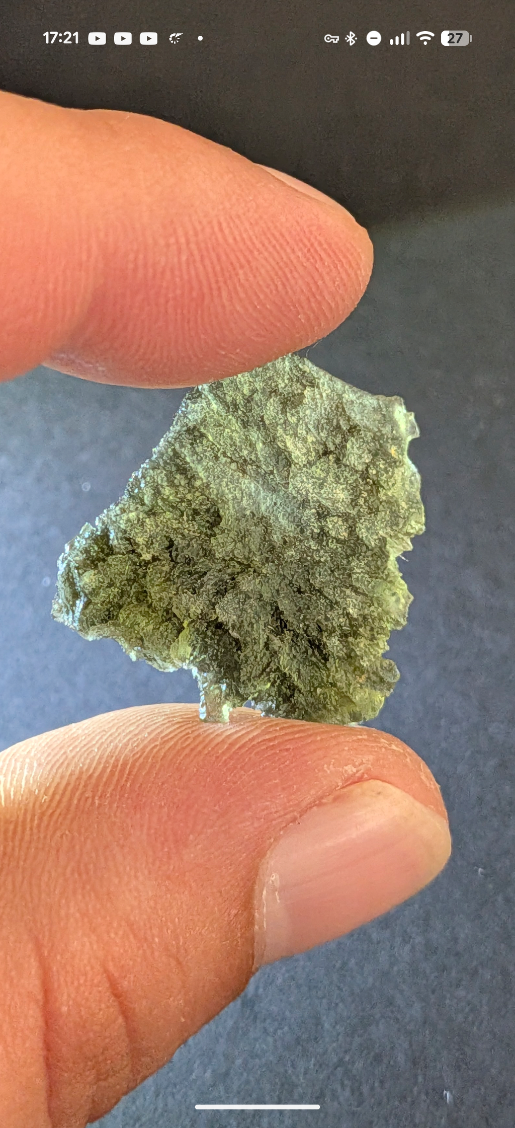 A+ Grade Moldavite From Dolni Chrastany #95 - 3.43g