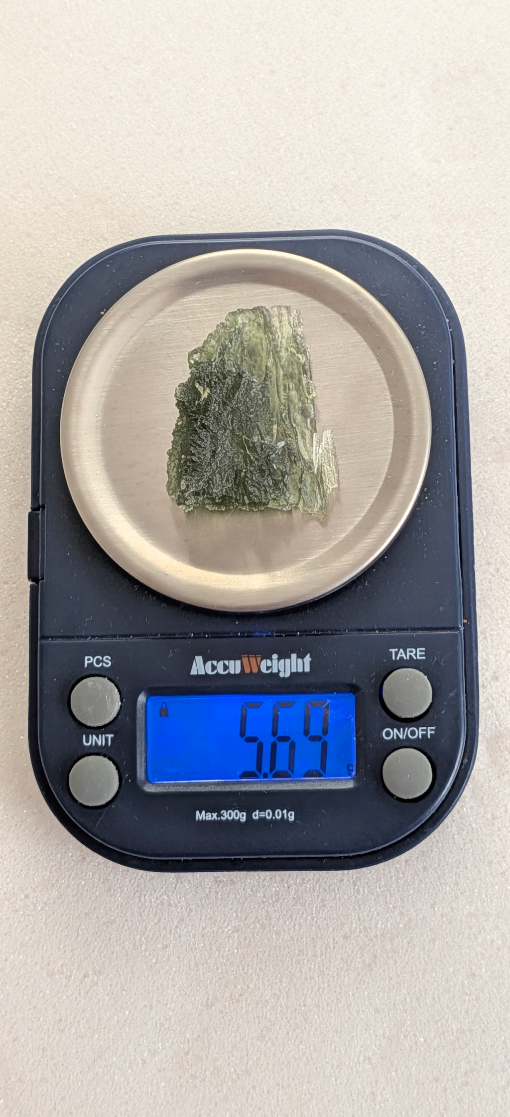 A+ Grade Moldavite From Dolni Chrastany #96 - 5.69g