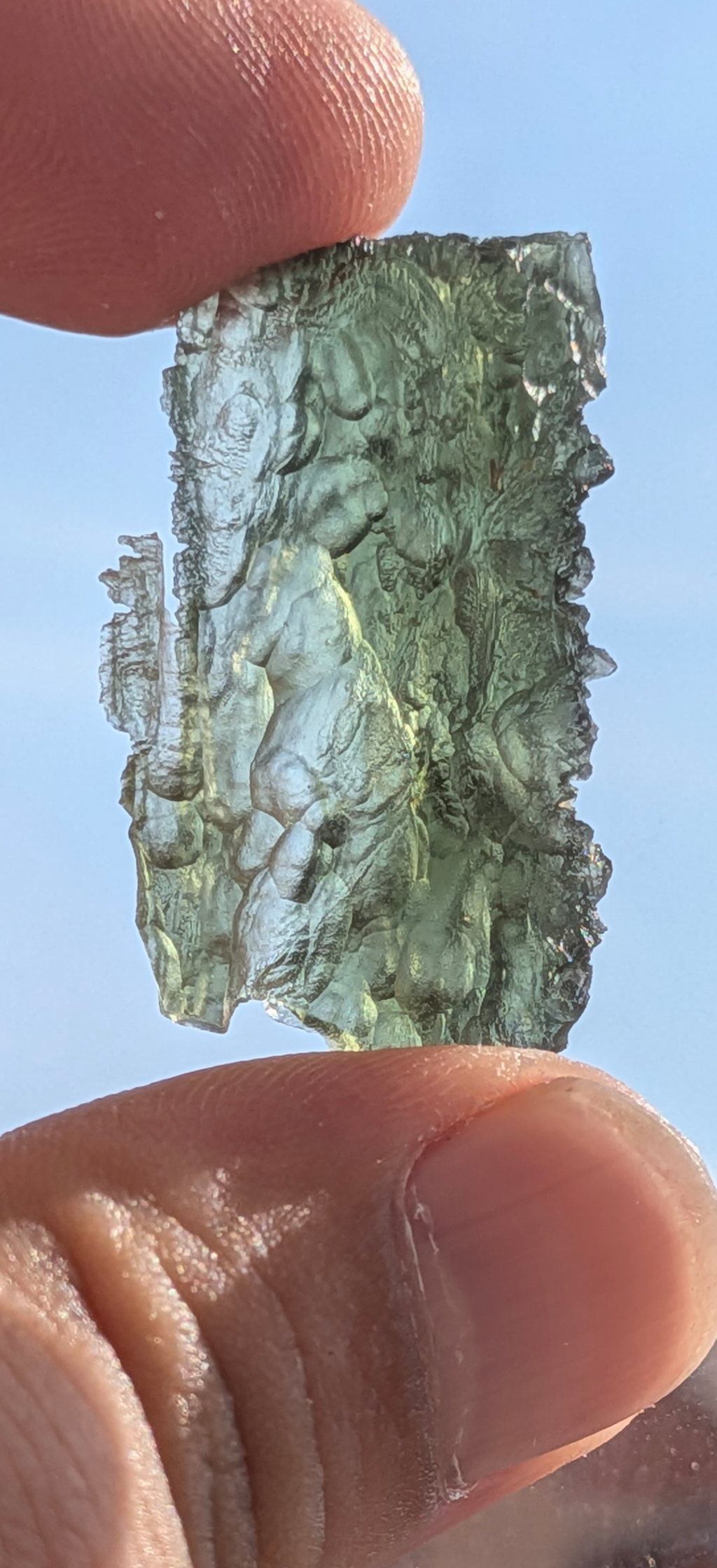 A+ Grade Moldavite From Dolni Chrastany #97 - 5.19g