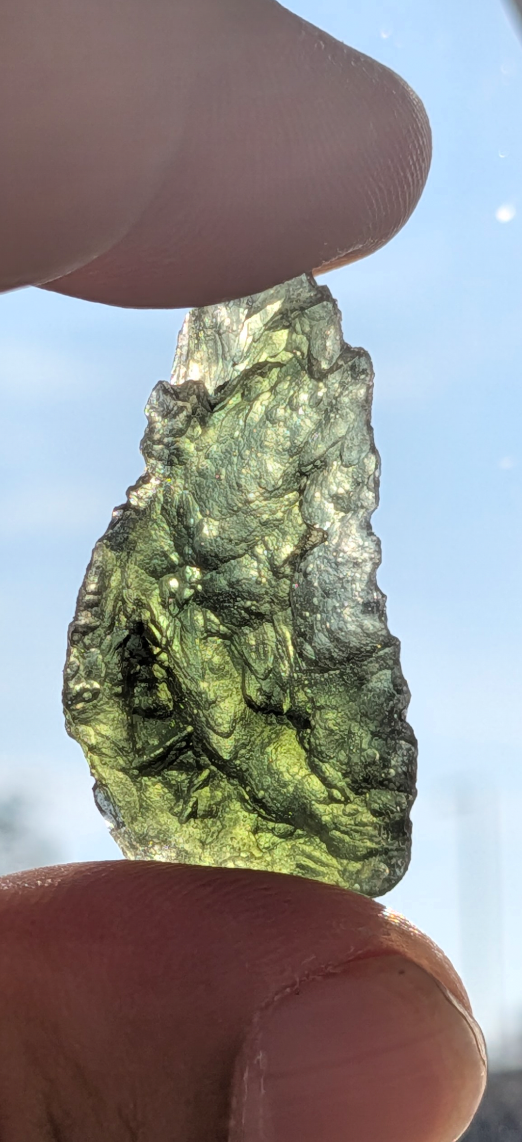 A+ Grade Moldavite From Dolni Chrastany #98 - 4.84g