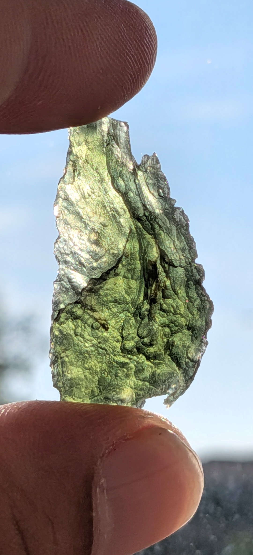 A+ Grade Moldavite From Dolni Chrastany #98 - 4.84g