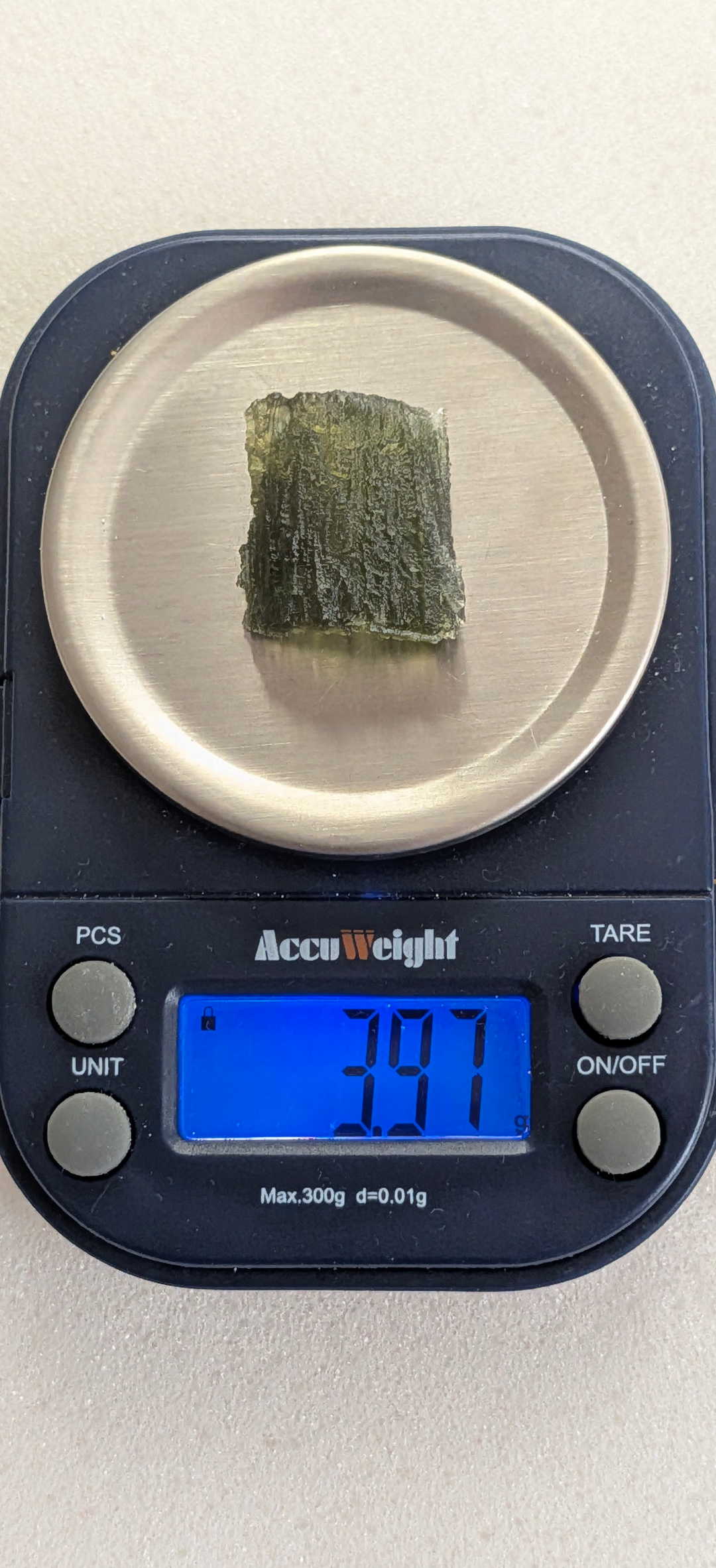 A+ Grade Moldavite From Dolni Chrastany #102 - 3.97g