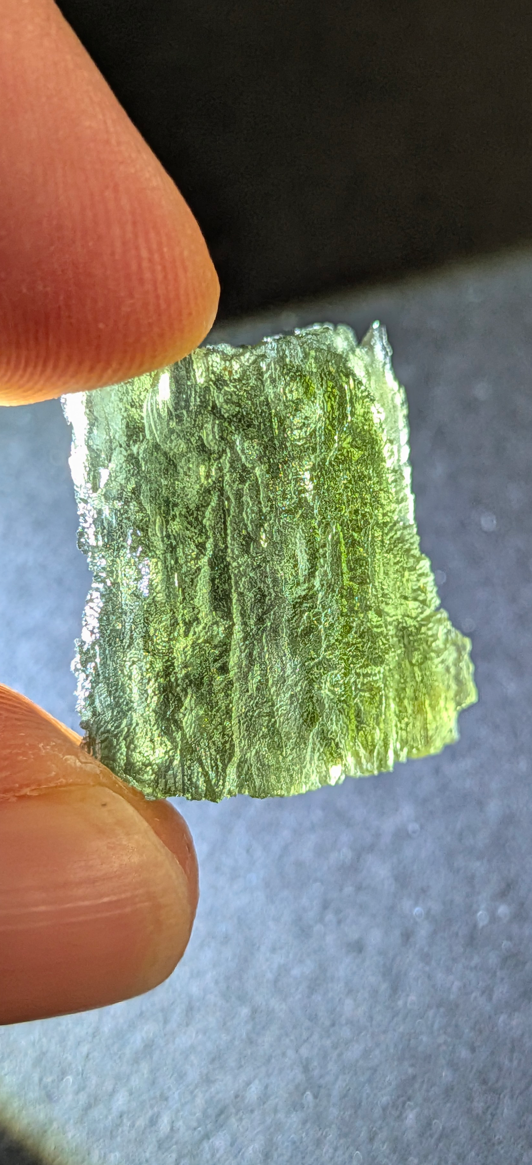 A+ Grade Moldavite From Dolni Chrastany #102 - 3.97g