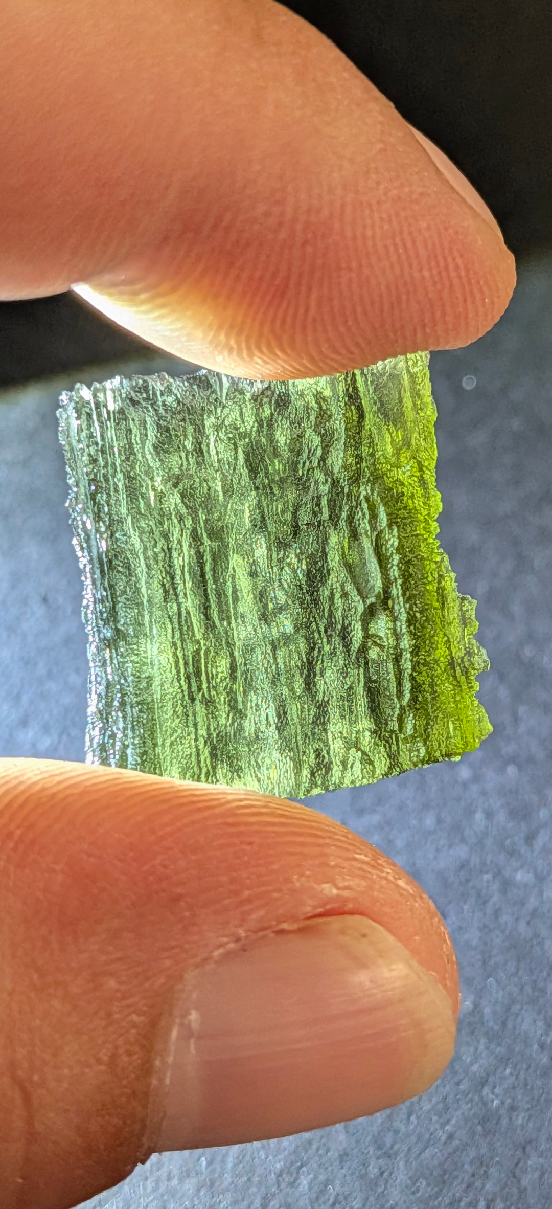 A+ Grade Moldavite From Dolni Chrastany #102 - 3.97g