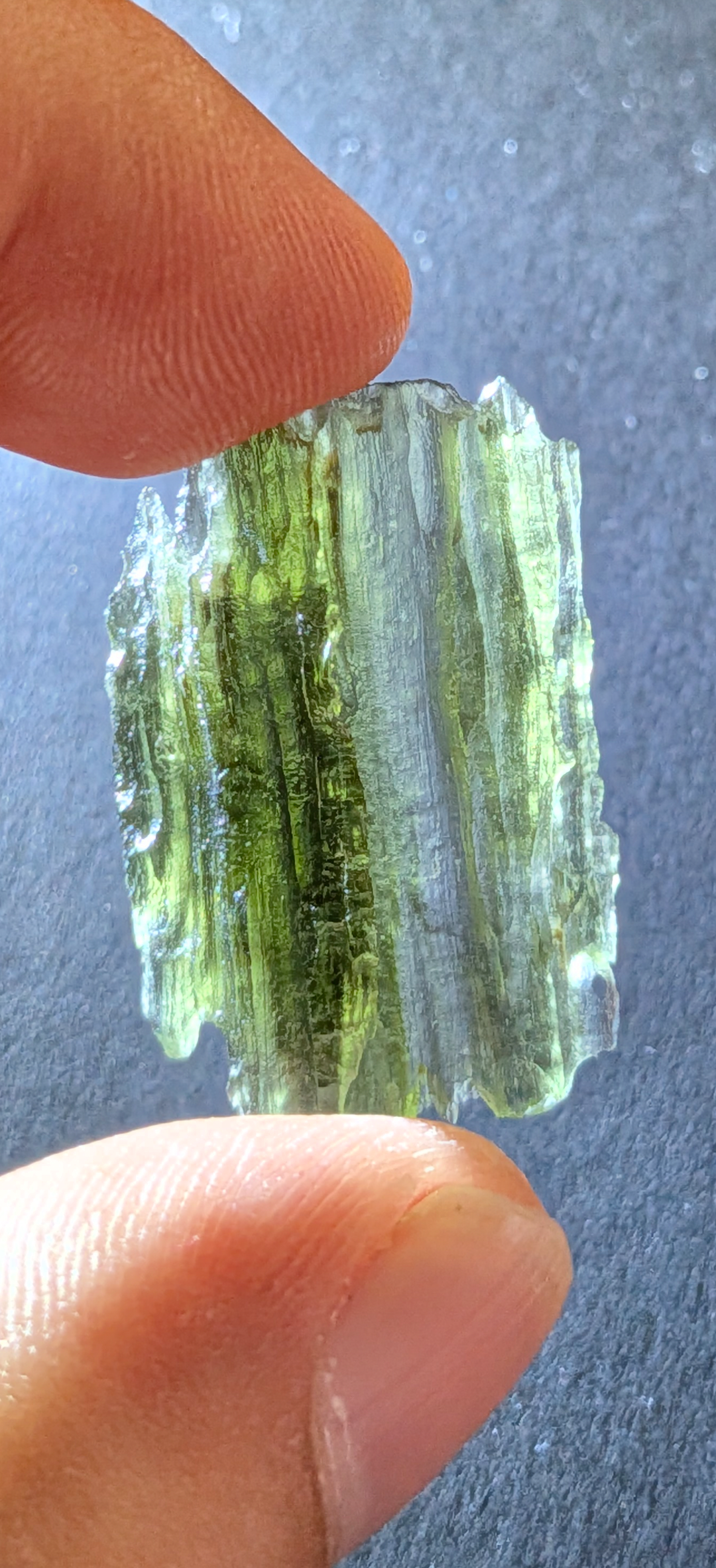 A+ Grade Moldavite From Dolni Chrastany #104 - 3.31g