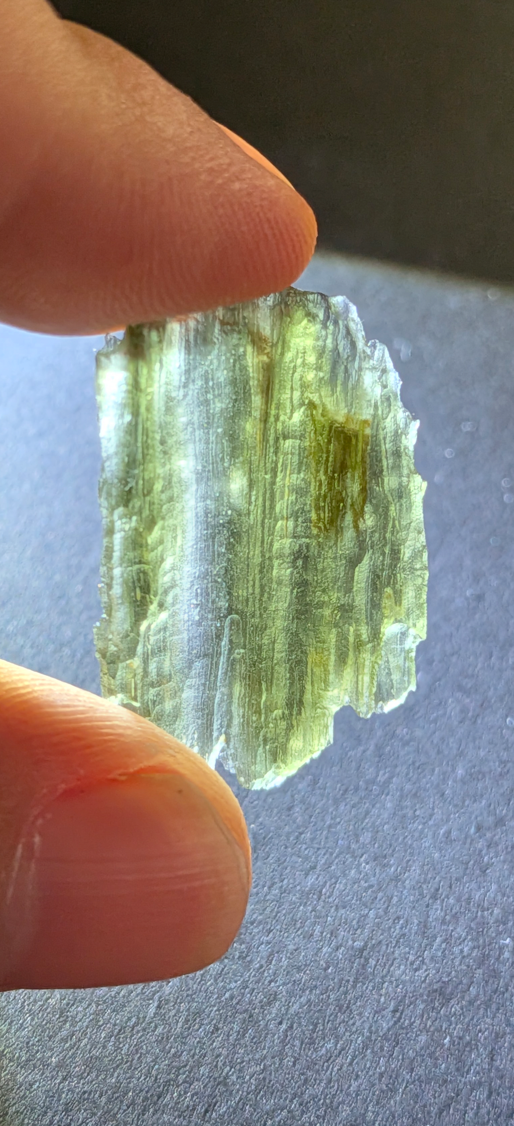 A+ Grade Moldavite From Dolni Chrastany #104 - 3.31g