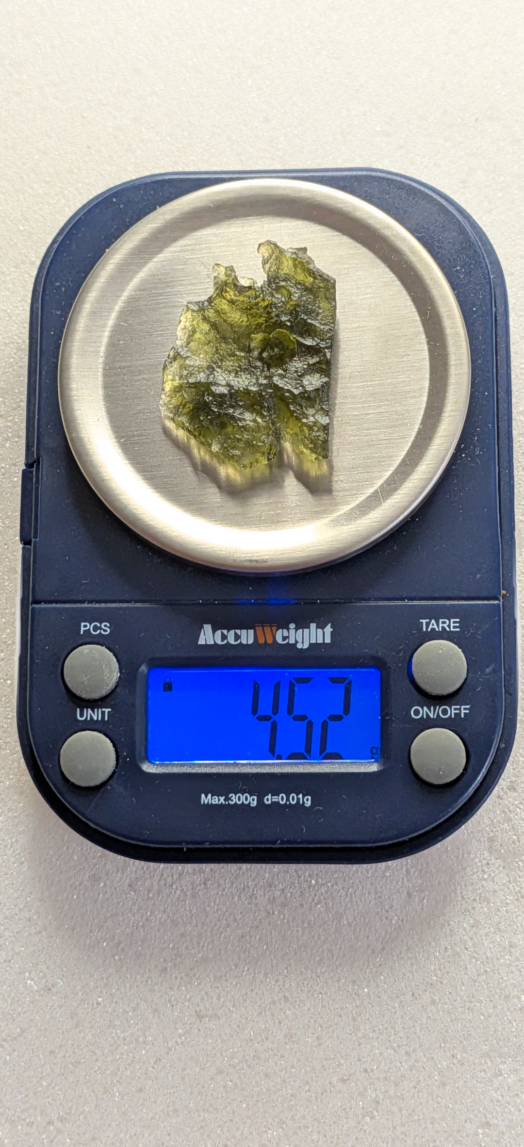 A+ Grade Moldavite From Dolni Chrastany #106 - 4.52g