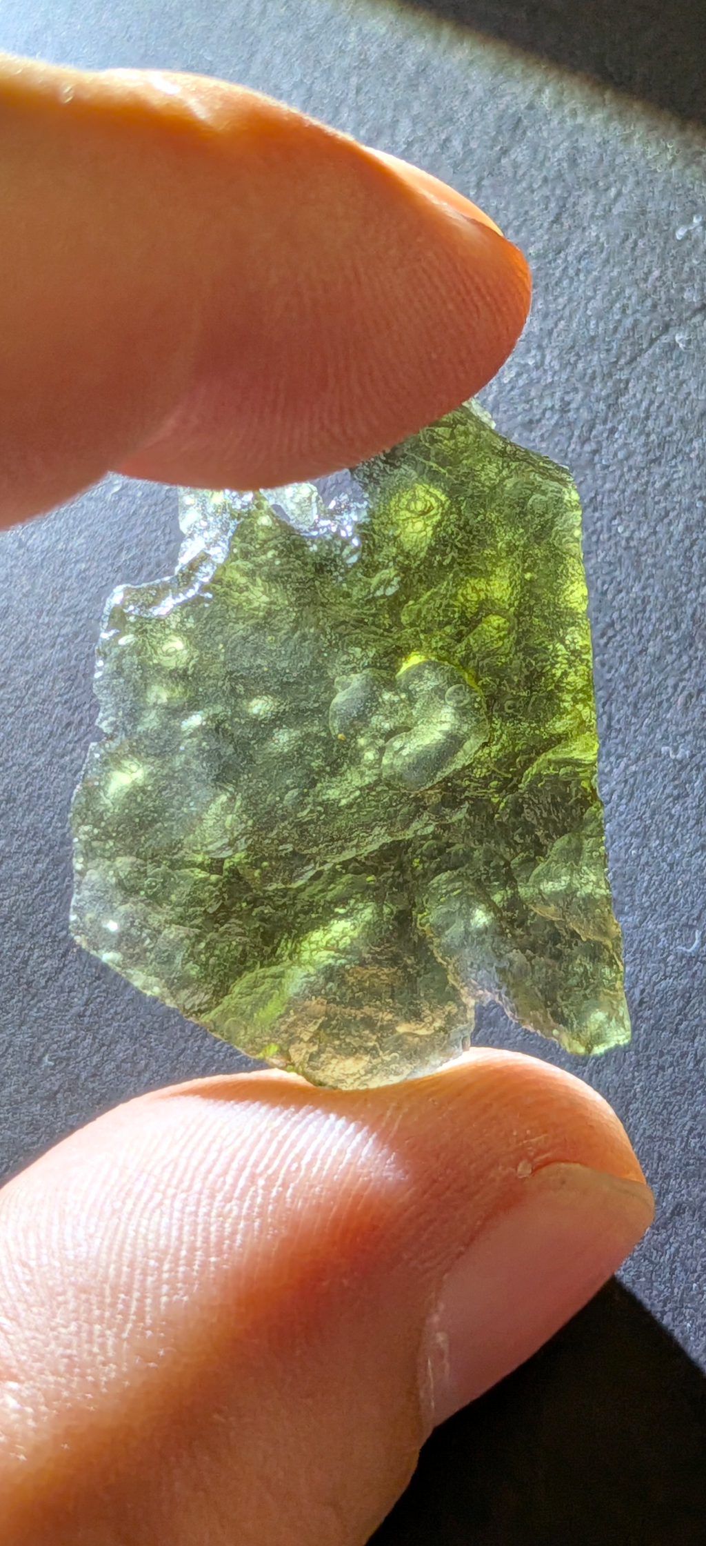 A+ Grade Moldavite From Dolni Chrastany #106 - 4.52g