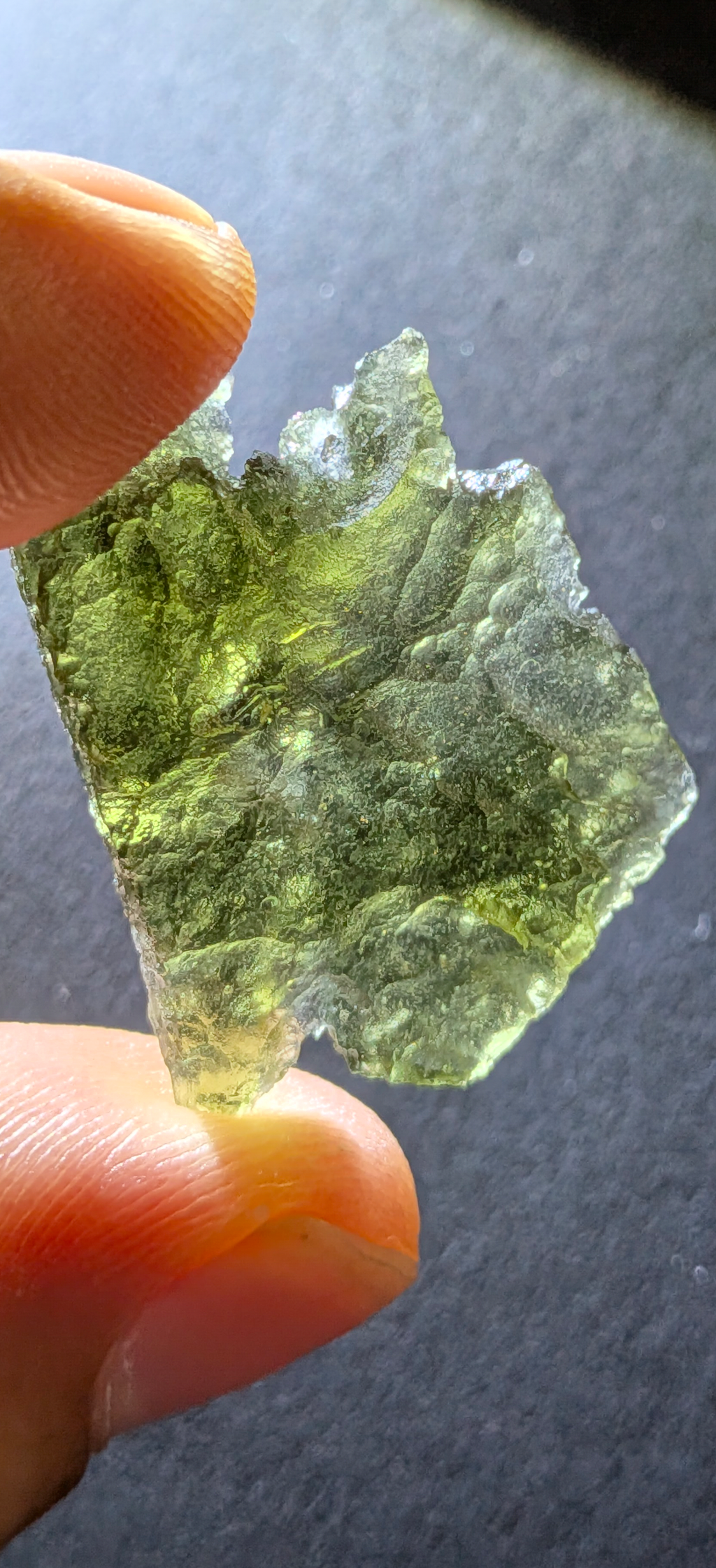 A+ Grade Moldavite From Dolni Chrastany #106 - 4.52g