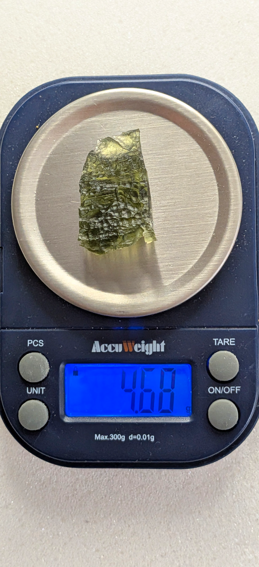 A+ Grade Moldavite From Dolni Chrastany #107 - 4.68g