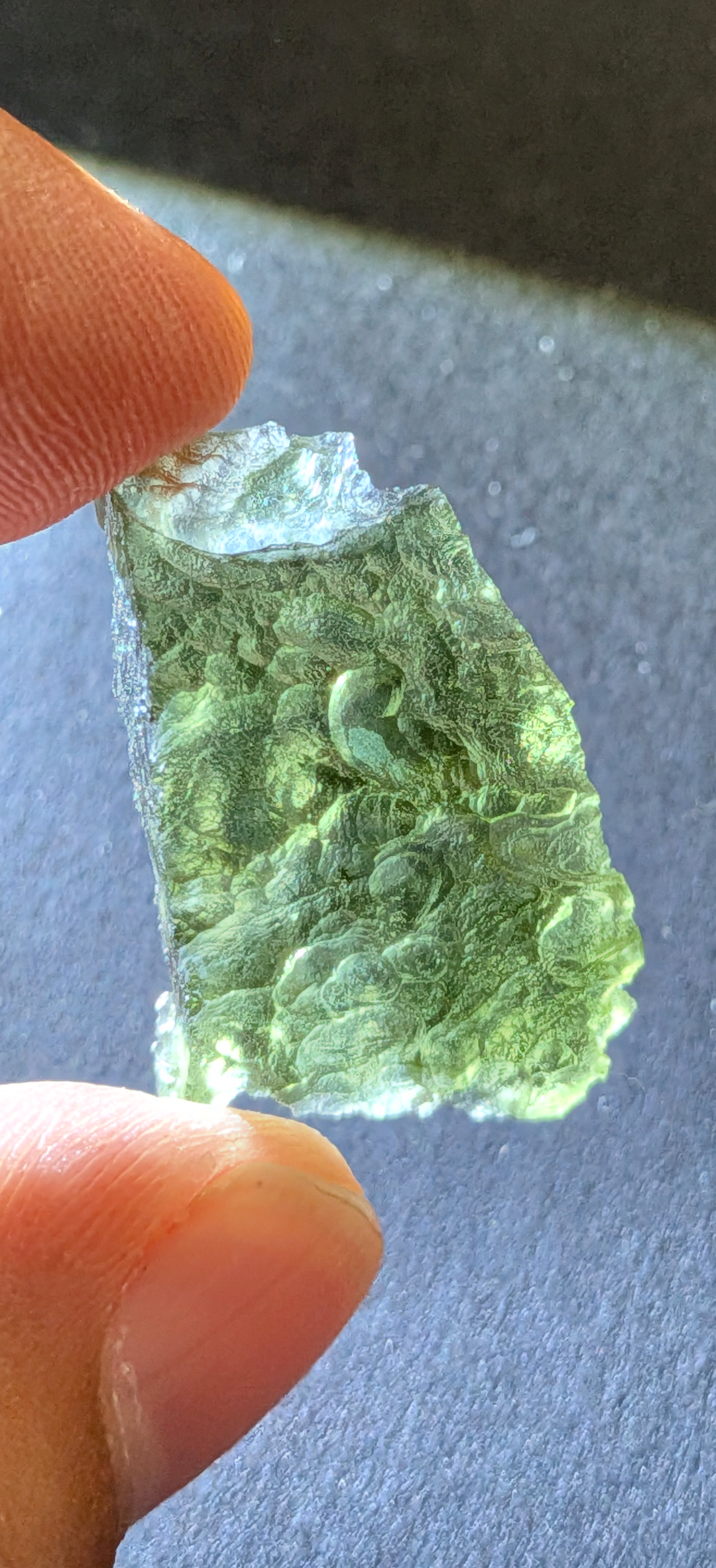 A+ Grade Moldavite From Dolni Chrastany #107 - 4.68g