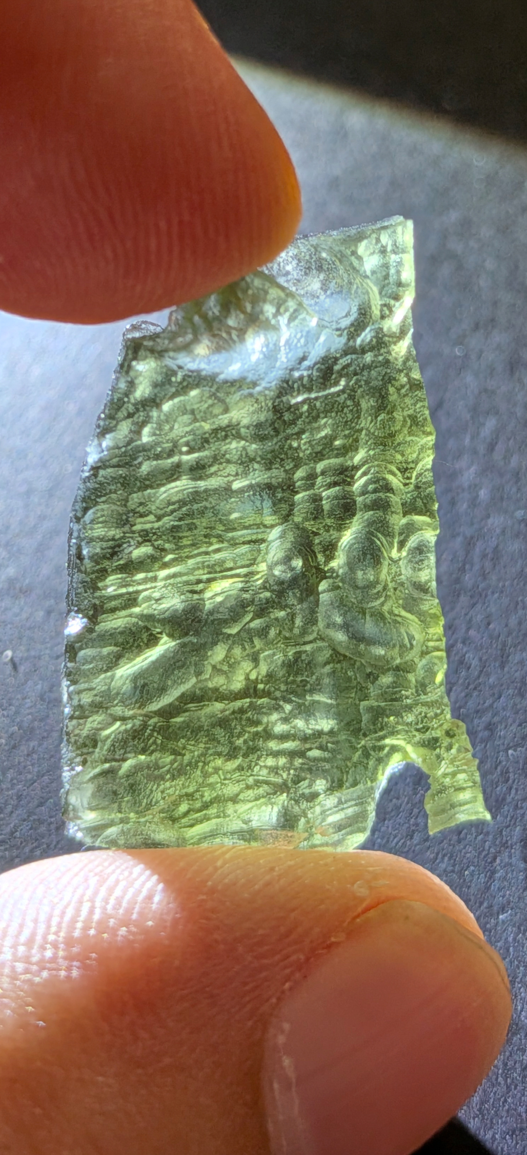 A+ Grade Moldavite From Dolni Chrastany #107 - 4.68g