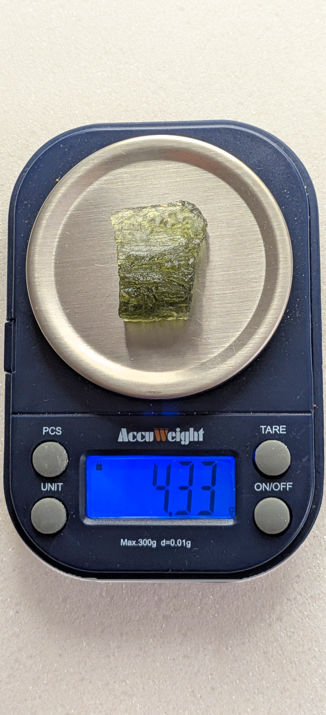 A+ Grade Moldavite From Dolni Chrastany #109 - 4.33g