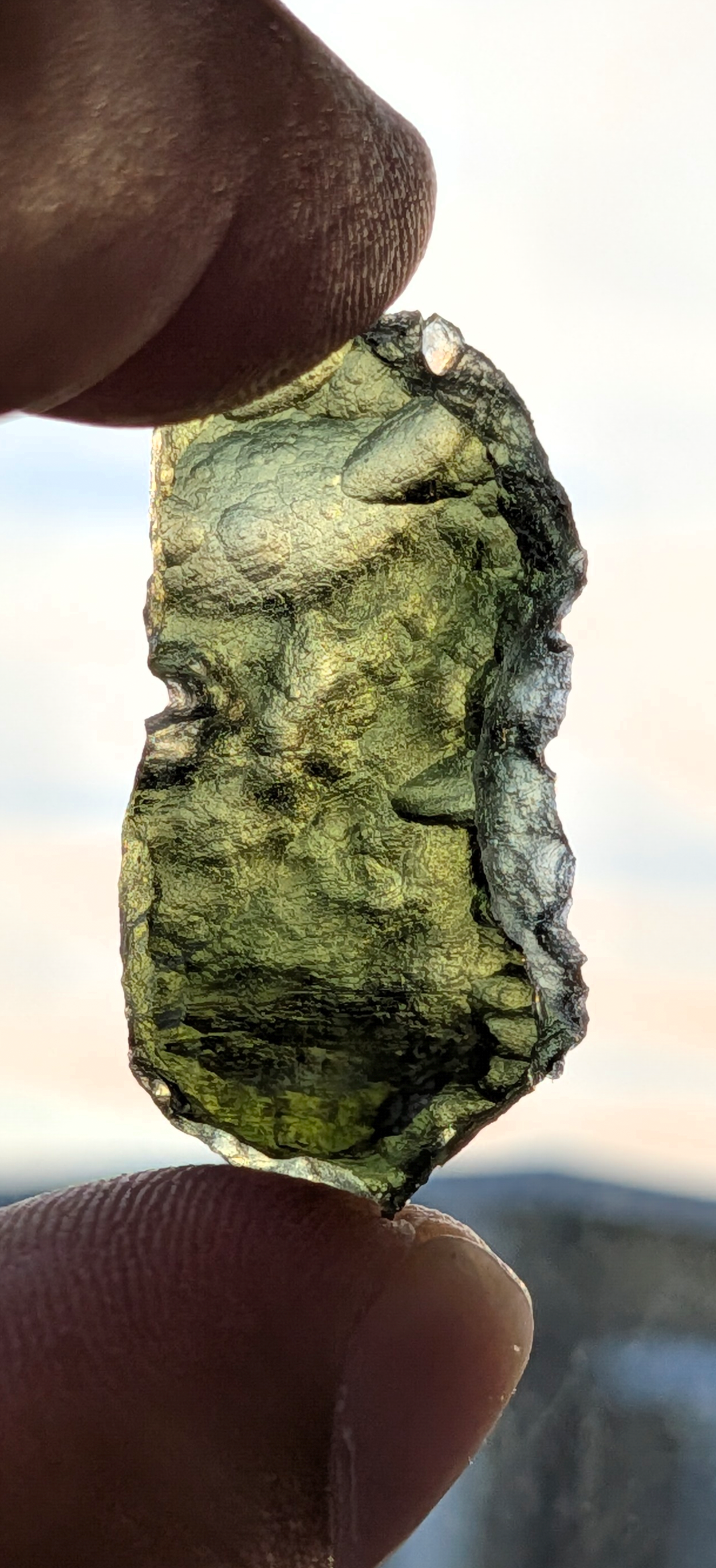 A++ Grade Moldavite From Vrabce #112 - 6.22g