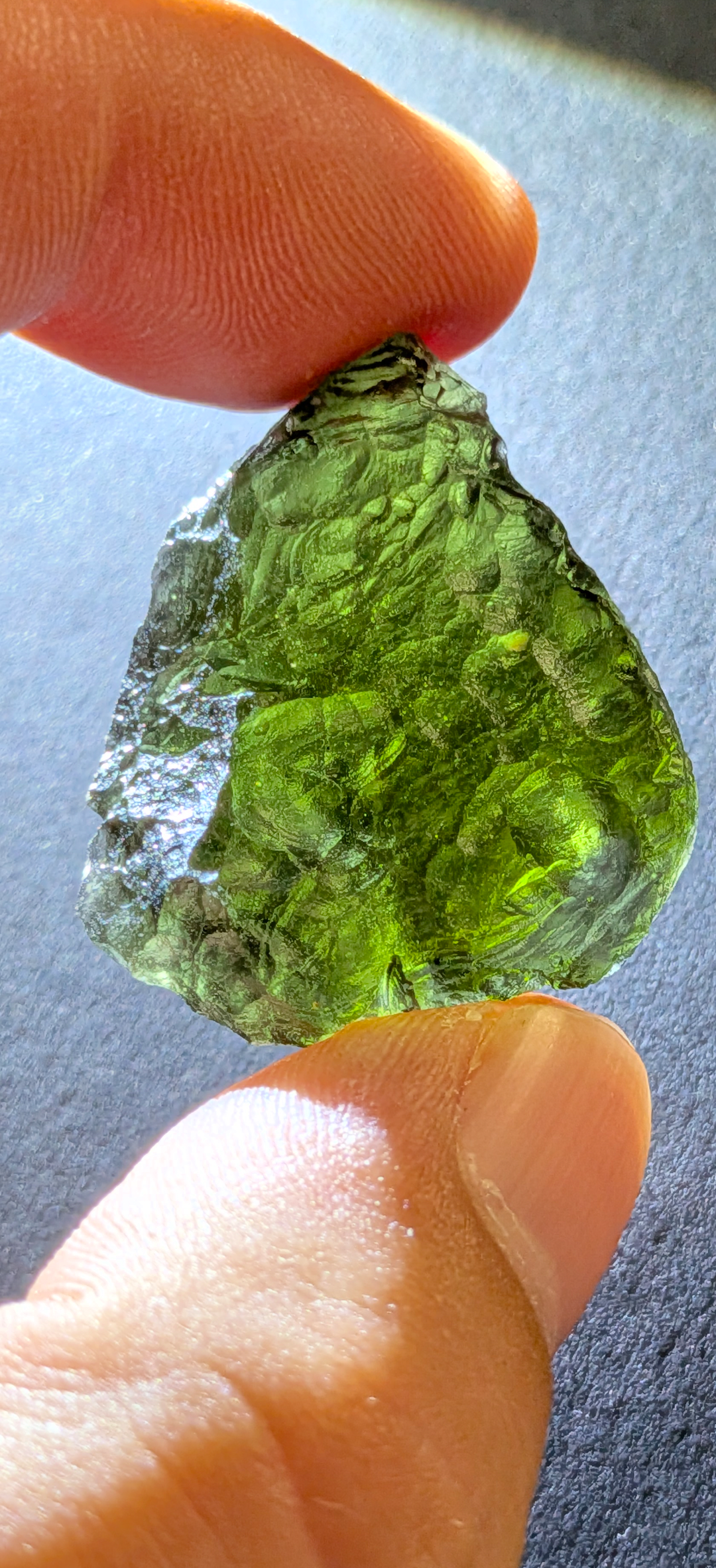 A++ Grade Moldavite From Vrabce #113 - 9.95g