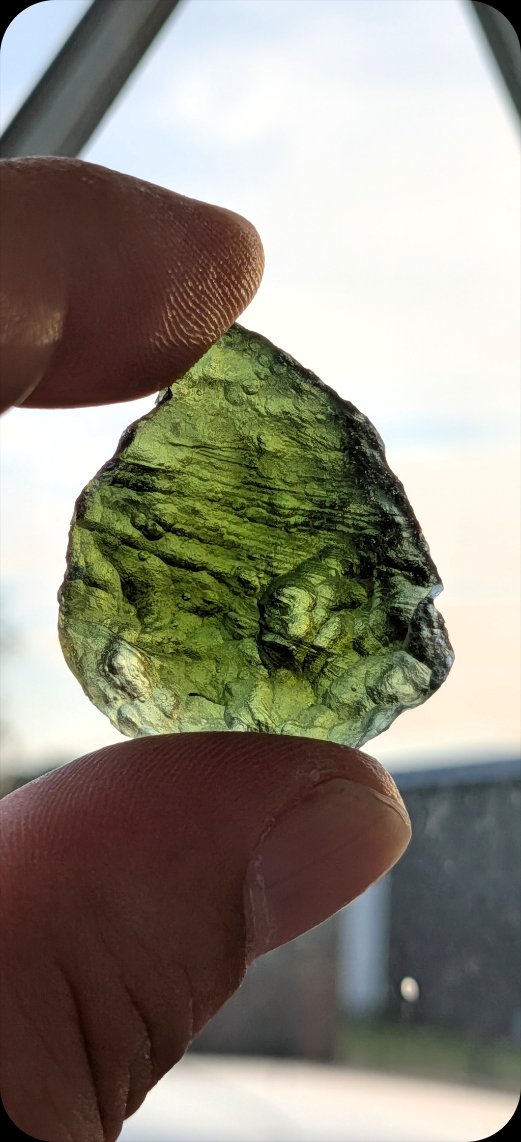A++ Grade Moldavite From Vrabce #113 - 9.95g