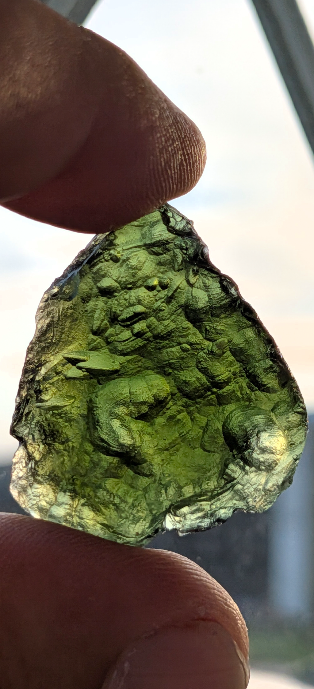 A++ Grade Moldavite From Vrabce #113 - 9.95g