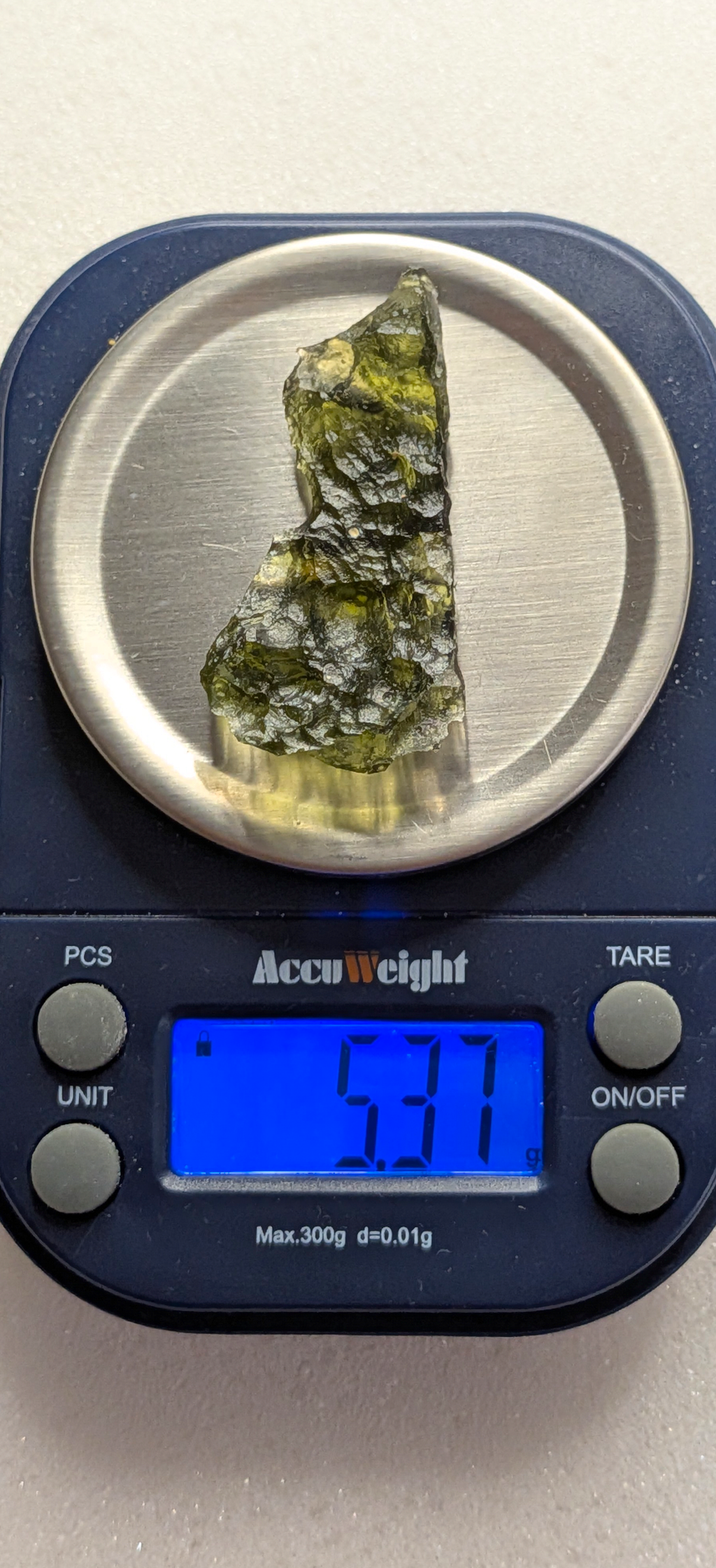 A+++ Grade Angel Chime Moldavite From Vrabce #114 - 5.37g