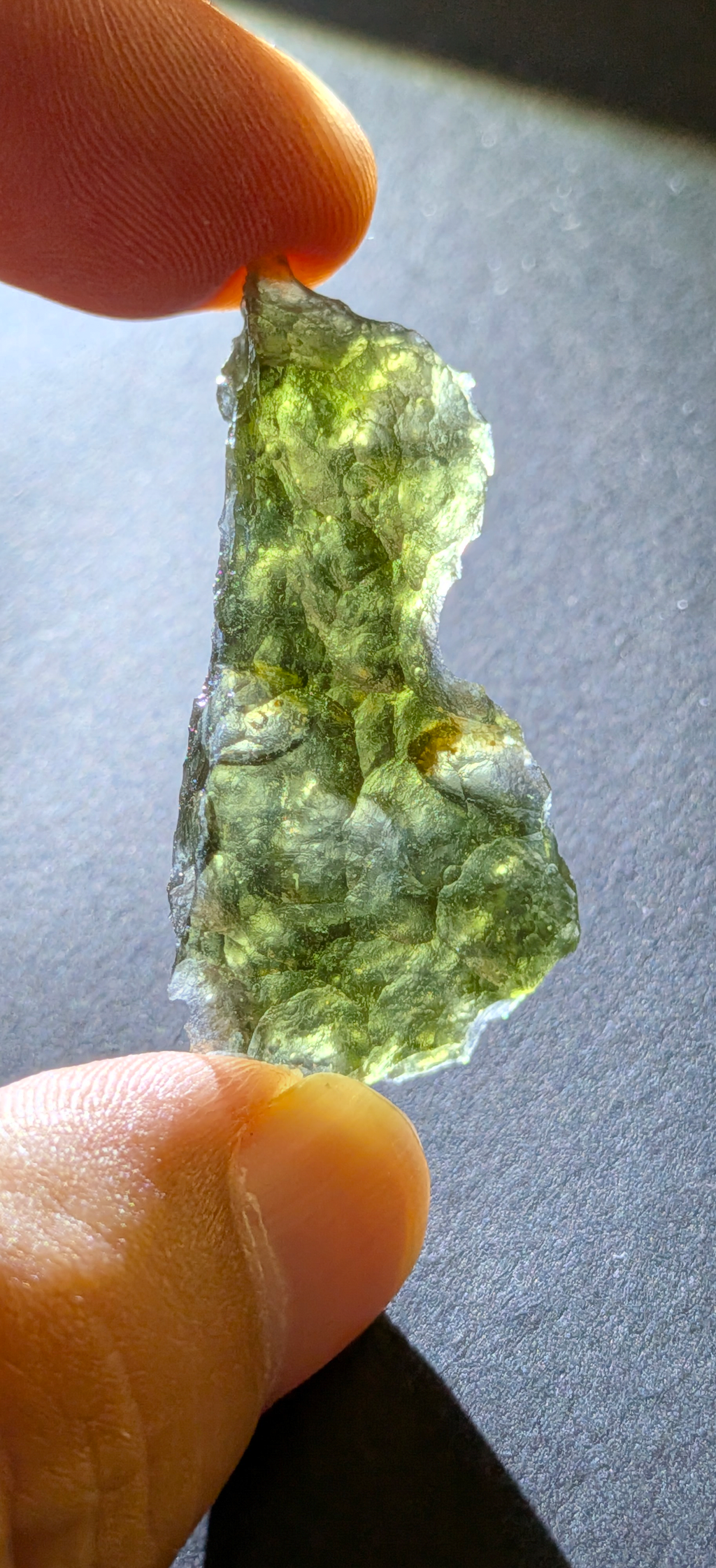A+++ Grade Angel Chime Moldavite From Vrabce #114 - 5.37g