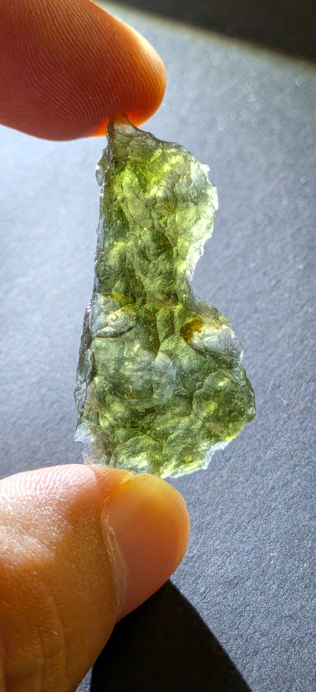 A+++ Grade Angel Chime Moldavite From Vrabce #114 - 5.37g