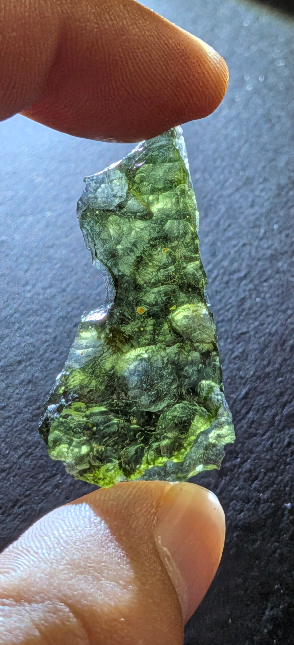 A+++ Grade Angel Chime Moldavite From Vrabce #114 - 5.37g