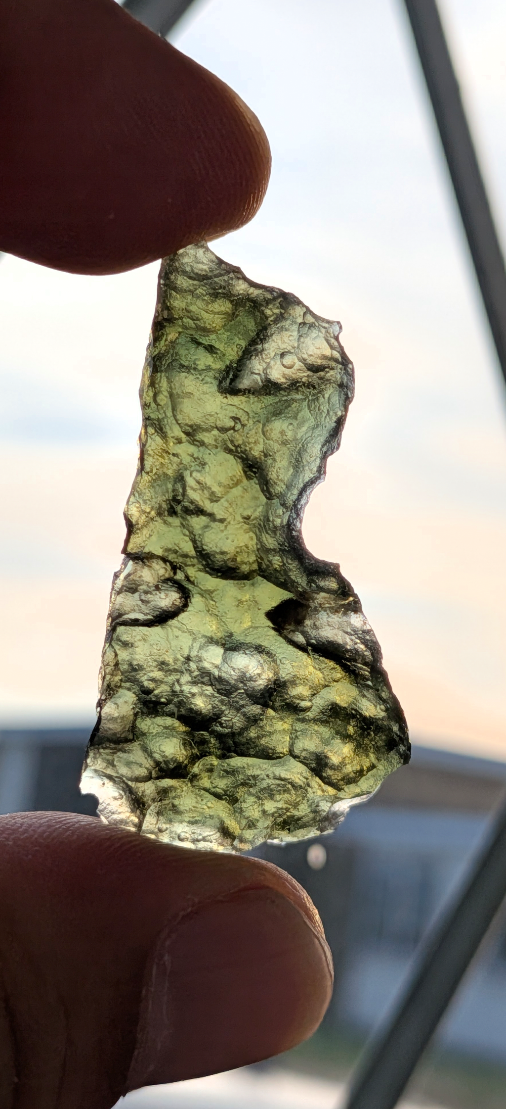 A+++ Grade Angel Chime Moldavite From Vrabce #114 - 5.37g