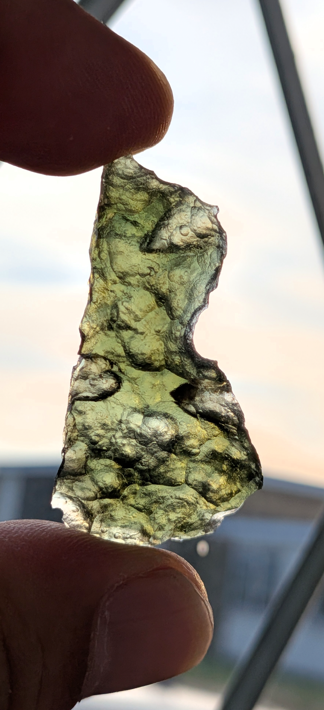 A+++ Grade Angel Chime Moldavite From Vrabce #114 - 5.37g