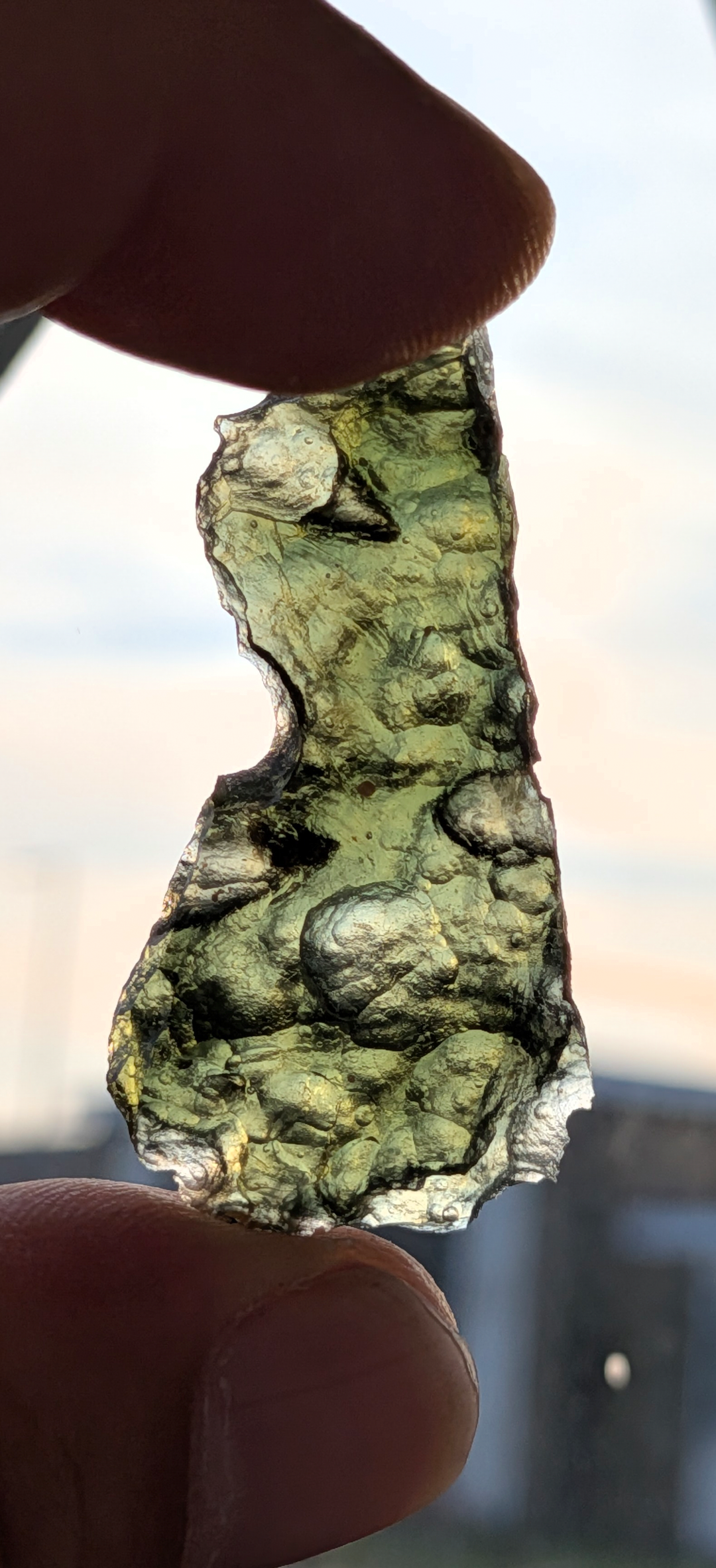 A+++ Grade Angel Chime Moldavite From Vrabce #114 - 5.37g