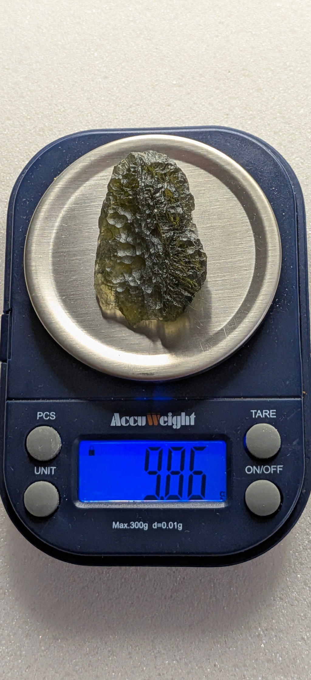A+++ Grade Moldavite From Nesmen - Louka #116 - 9.86g