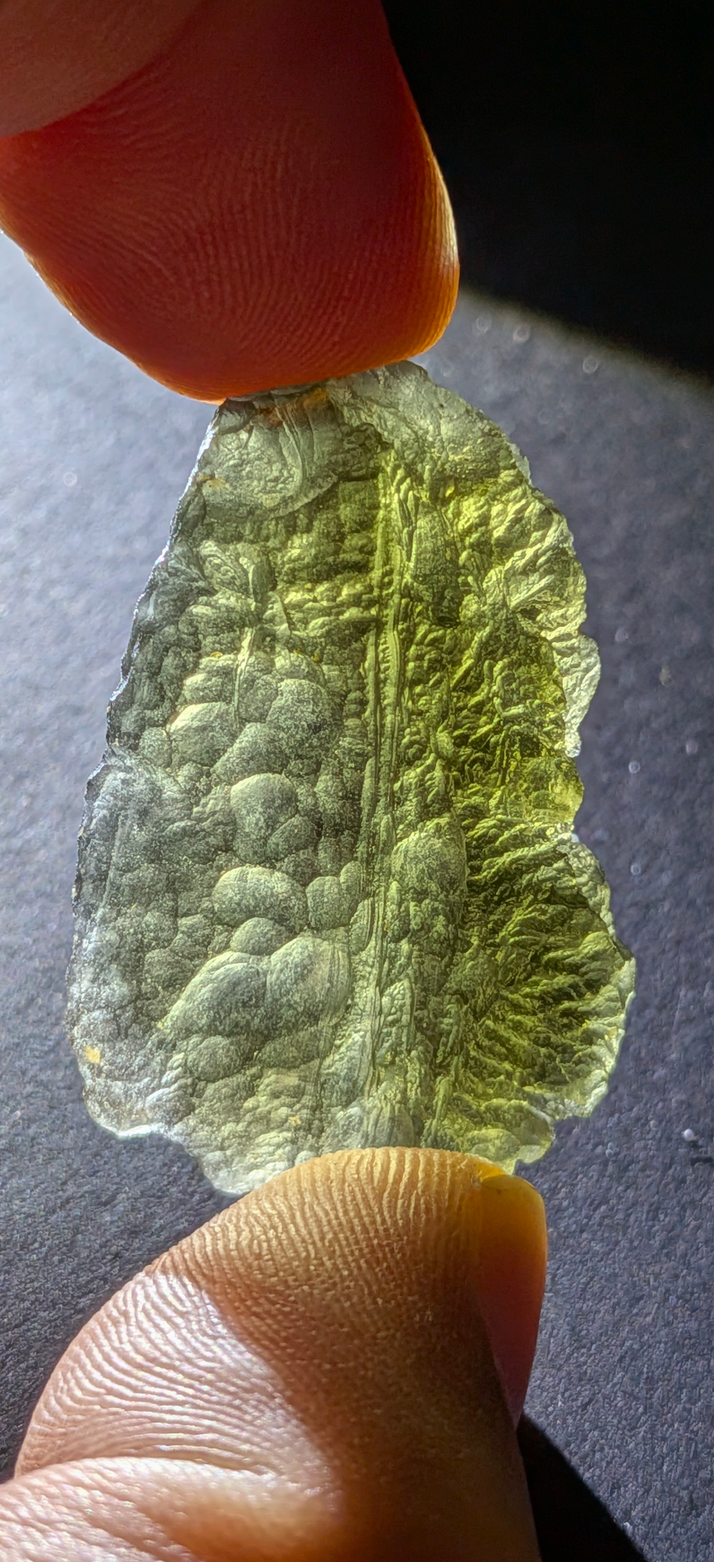A+++ Grade Moldavite From Nesmen - Louka #116 - 9.86g