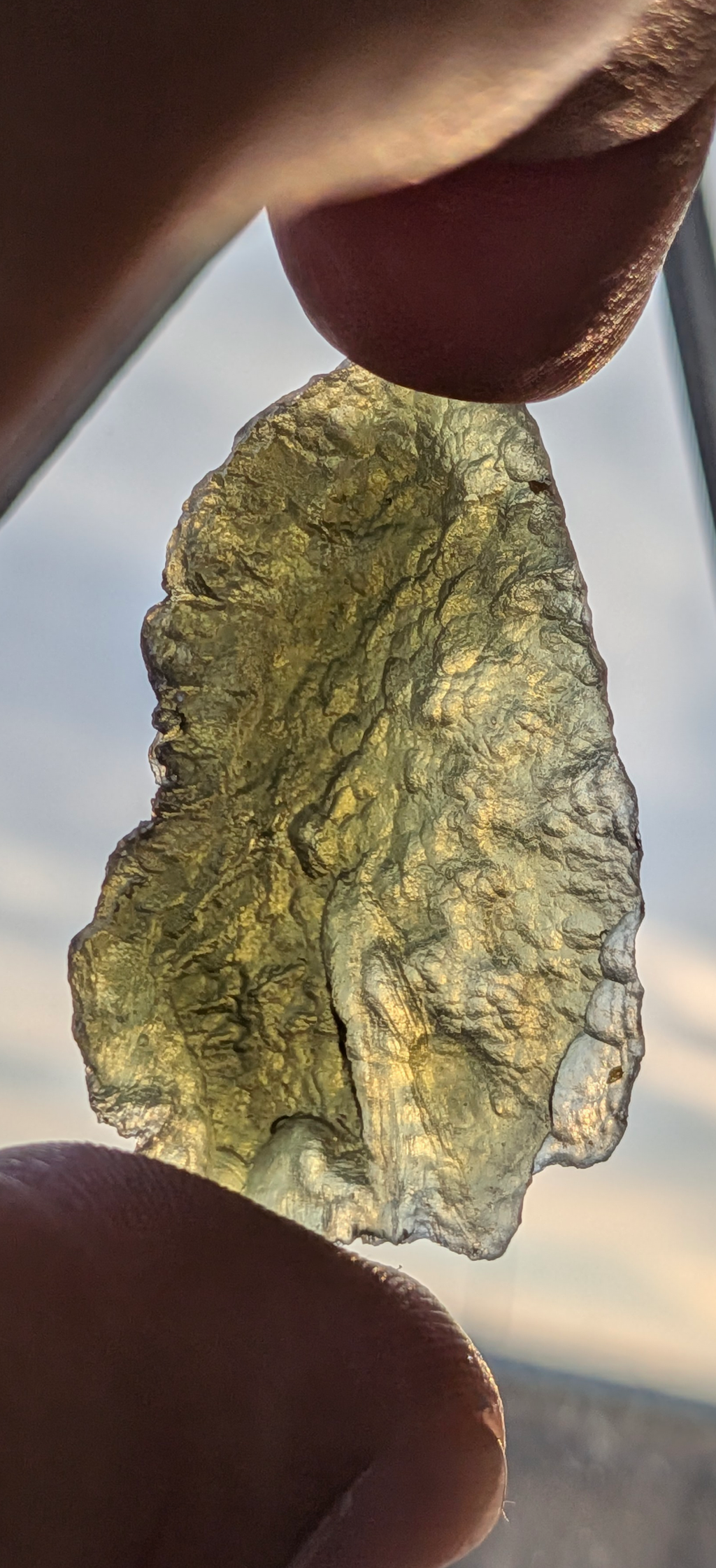 A+++ Grade Moldavite From Nesmen - Louka #116 - 9.86g